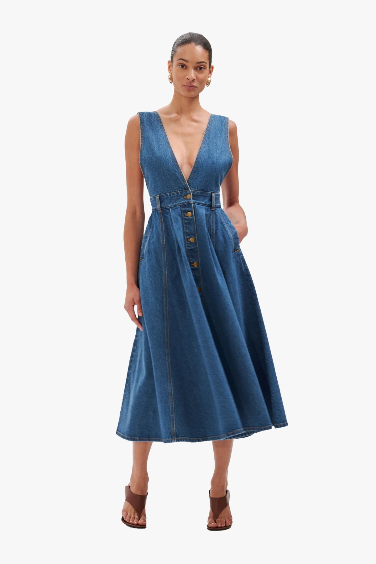 Lucia - Luxe denim kjole