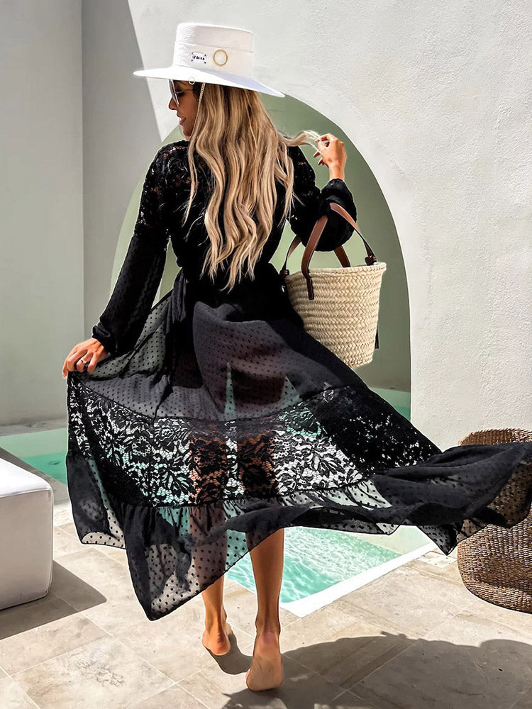 Samantha blonde badekåbe