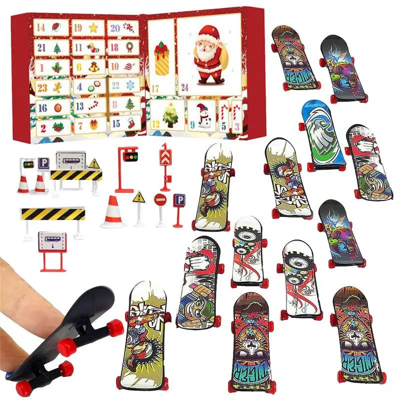 24-dages fingerskateboard adventskalender