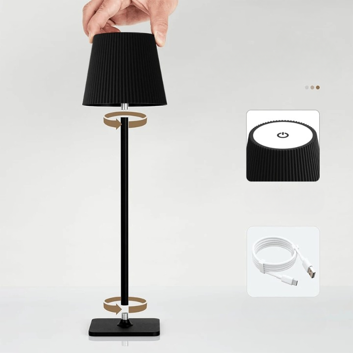 Klassisk LED-bordlampe med sensor