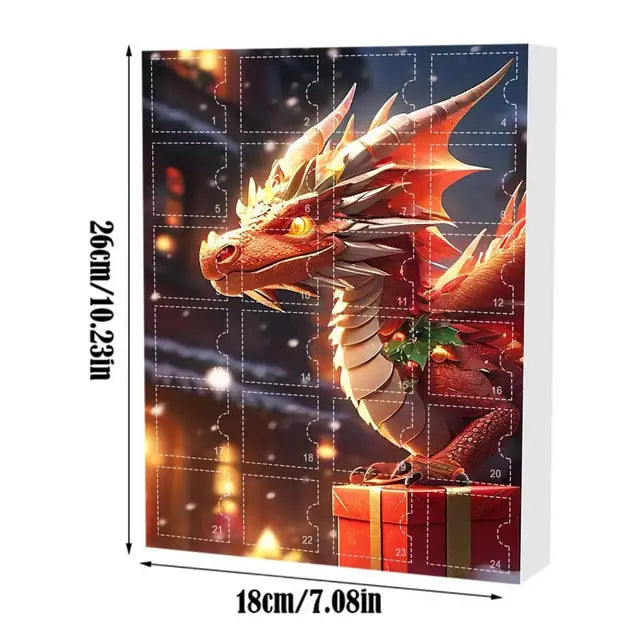 24-dages puslespil Drage Adventskalender