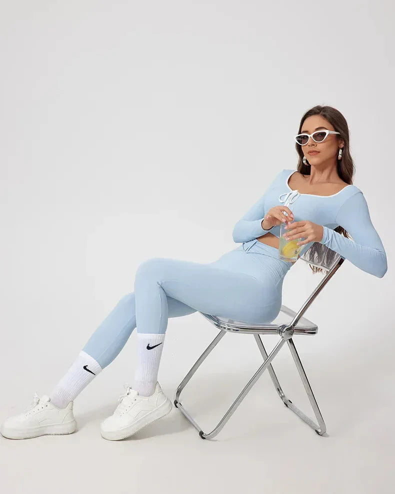 Danica - Workout top og leggings sæt