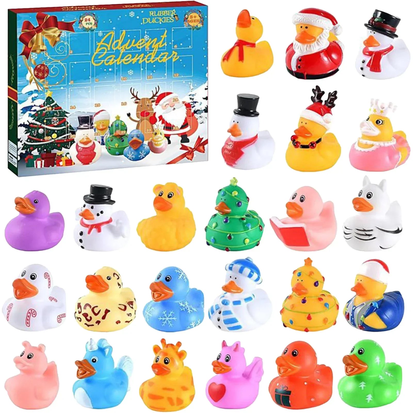 Jule-nedtælling Rubber Duck adventskalender