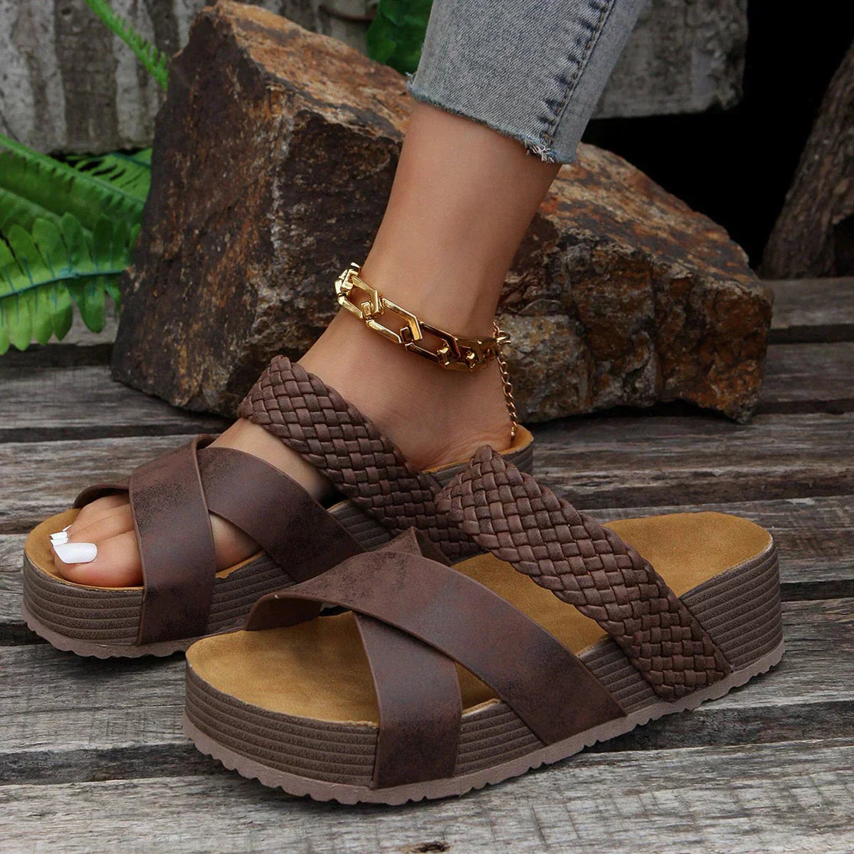 Khloe - ortopædiske og trendy sandaler