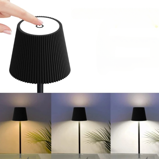 Klassisk LED-bordlampe med sensor