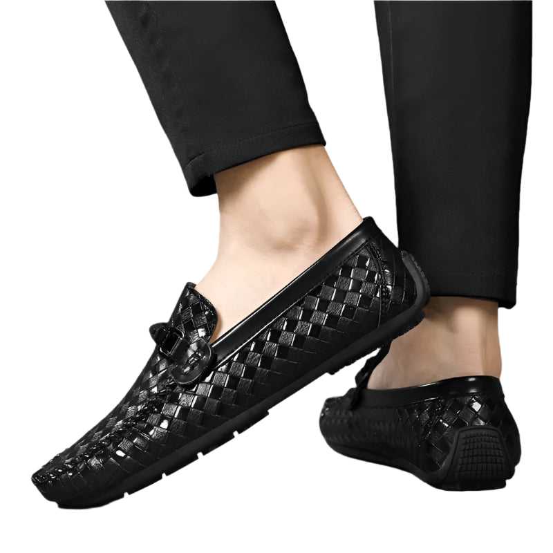 Sander – Robust sål vævet slip-on sko