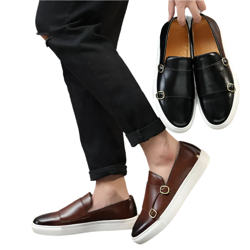 Buckleon - Sofistikerede slip-on sko med spænde