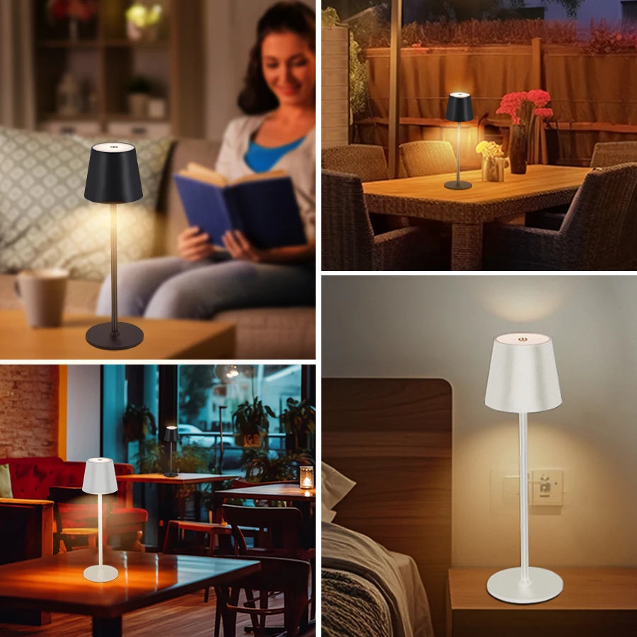 MoodyLamp - LED genopladelig Mood Touch Lighting skrivebordslampe