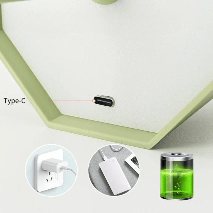 3-farvet Touch-dæmpende øjenbeskyttelse LED-natlys