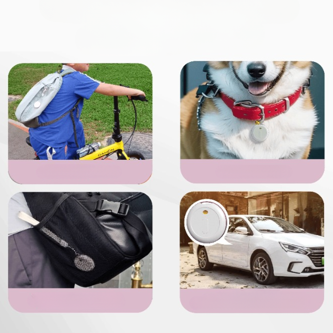 Mini Smart Tag Bluetooth-bagagetracker Werkt met Apple en Android