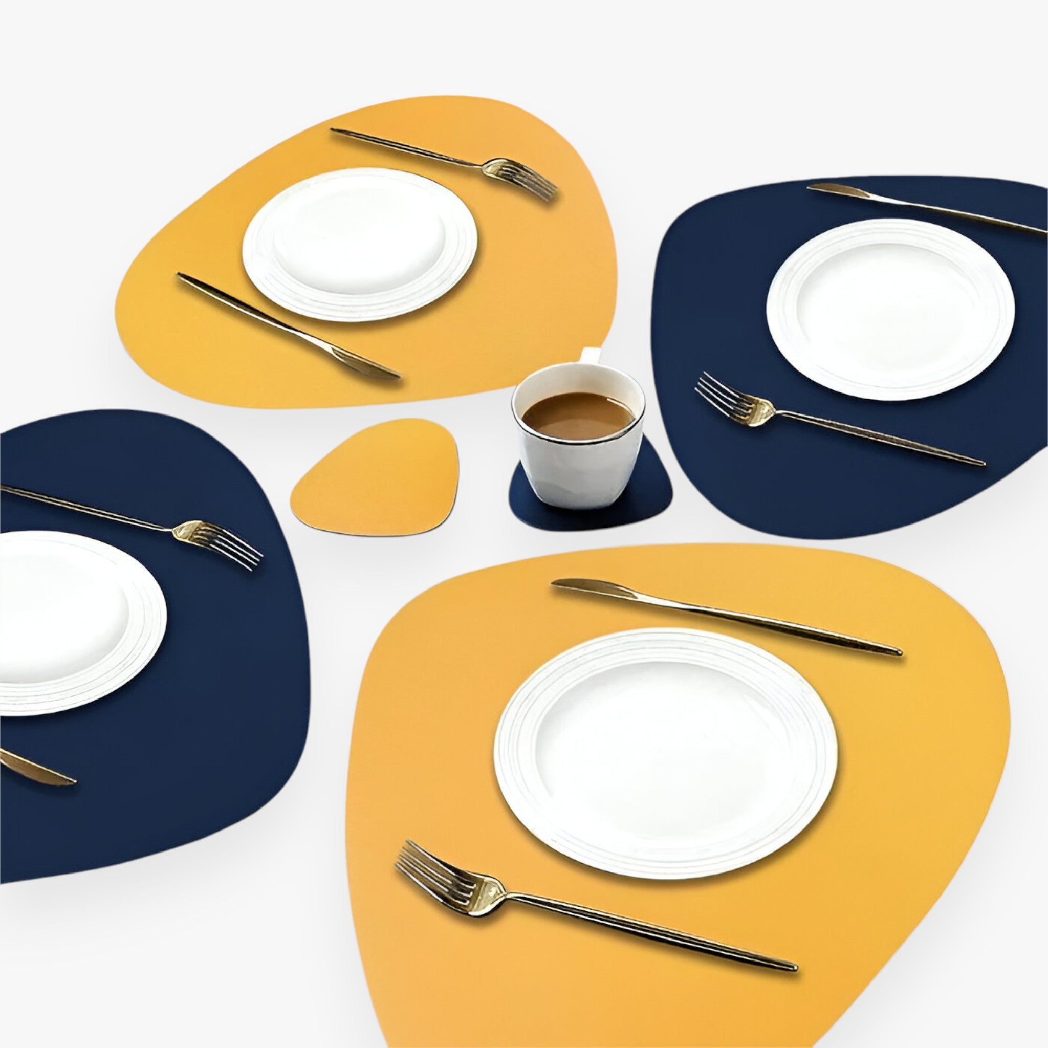 Dobbeltsidede dækkeservietter