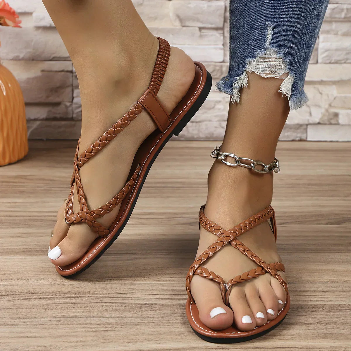 Camilla - Flade sommersandaler