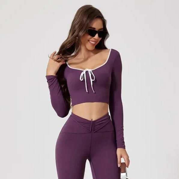 Danica - Workout top og leggings sæt