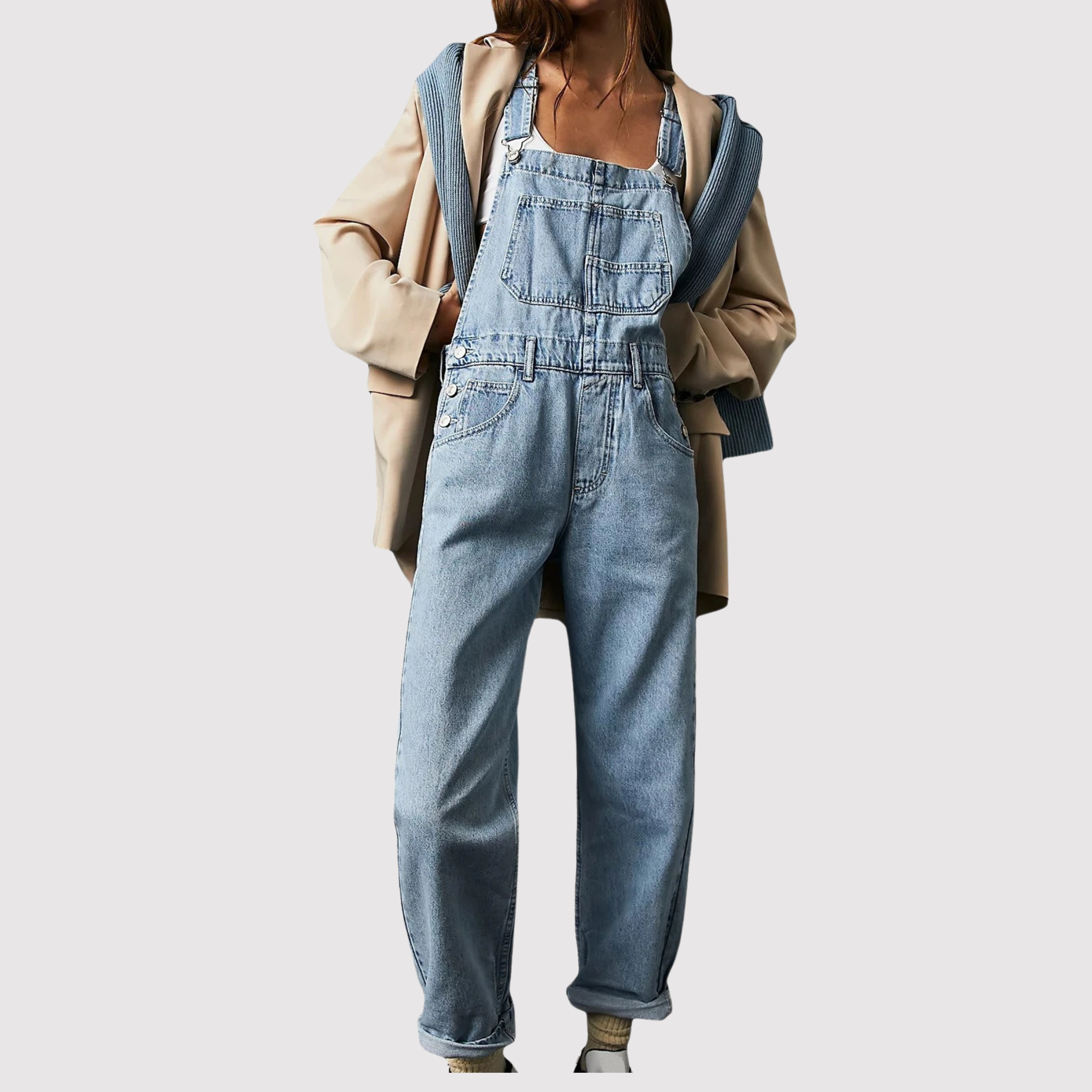 Nelly | Denim-jumpsuit til kvinder