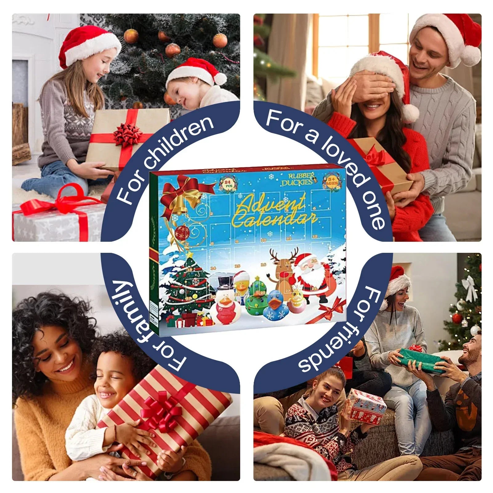 Jule-nedtælling Rubber Duck adventskalender