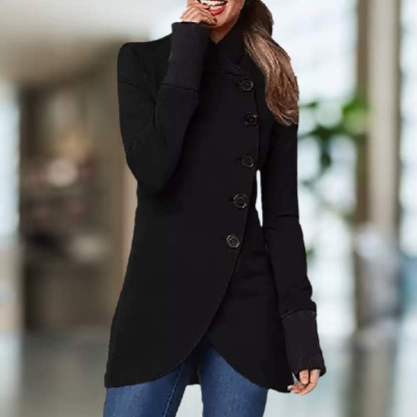 Sabine - Frakke med opretstående krave