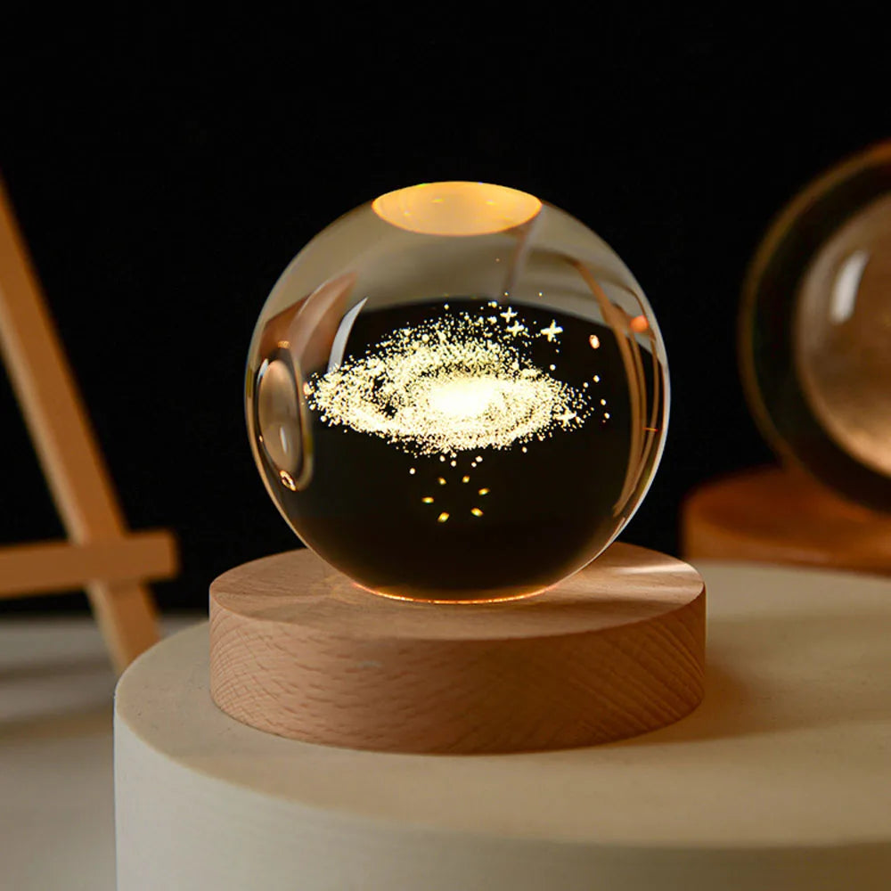StellarGlow - 3D Planet Night Light med solsystemdesign