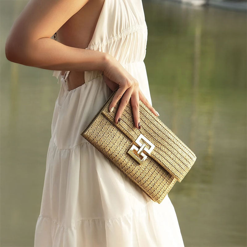 Robin – Elegant rektangulær clutch håndtaske