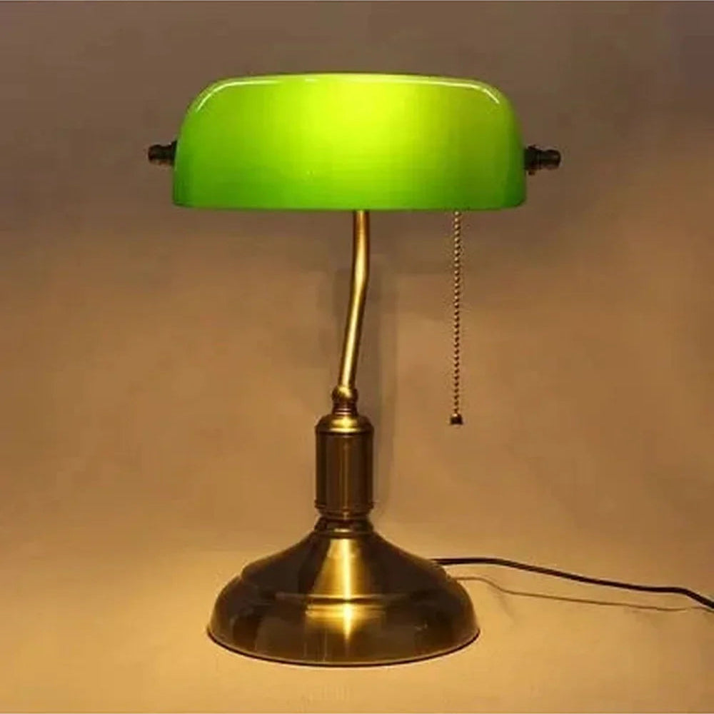 Eclipta – Vintage Banker-lampe
