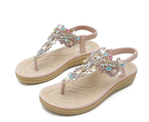 Ivanna - Bohemeagtige, afslappede sandaler