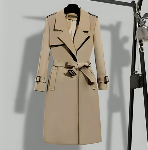 Dobbeltknappet bæltemantel Rena