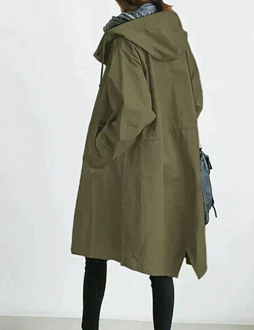 Lang og komfortabel jakke med stil Amelia