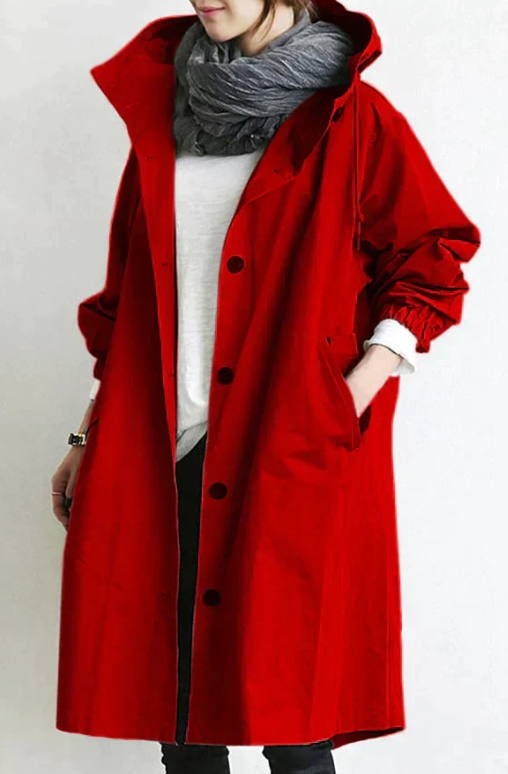 Lang og komfortabel jakke med stil Amelia