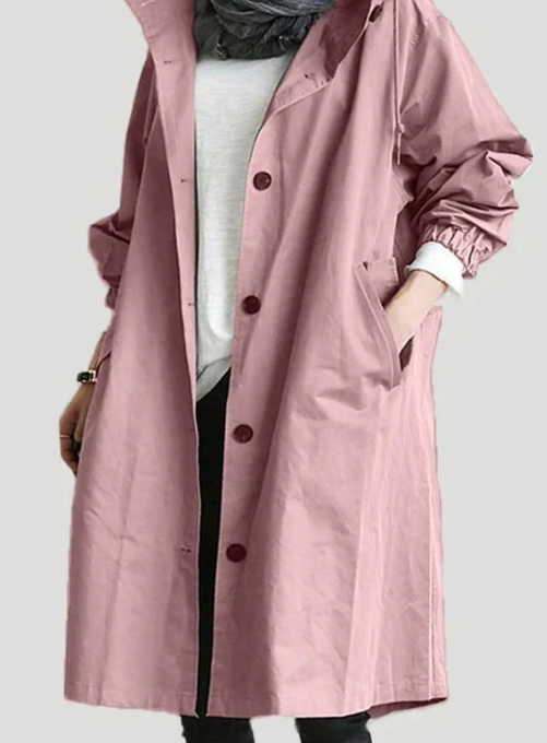 Lang og komfortabel jakke med stil Amelia