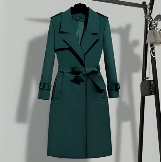 Dobbeltknappet bæltemantel Rena