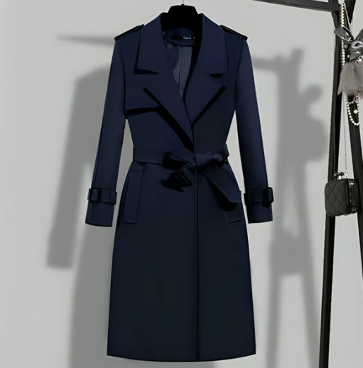 Dobbeltknappet bæltemantel Rena