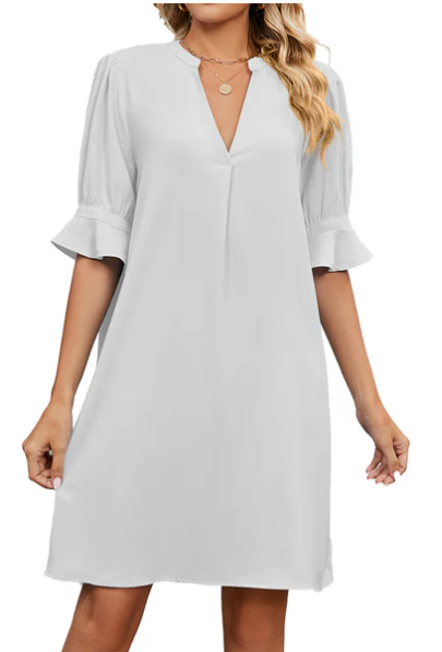 Elouisa | Mini sommerkjole med V-udskæring