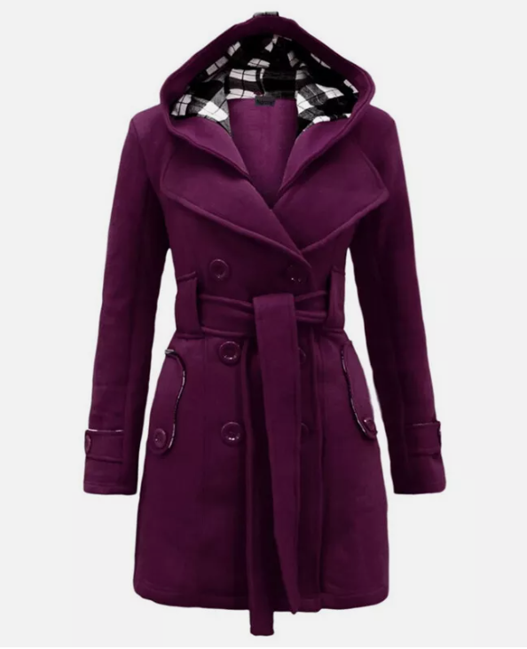 Sonny | Trench-coat med hætte