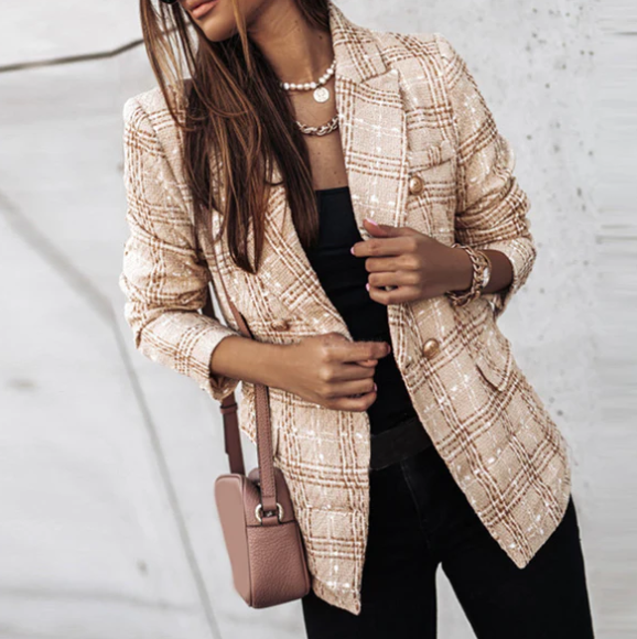 Rutet Blazer Janice