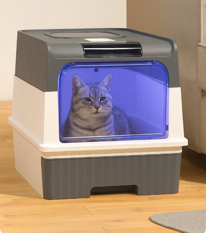 SteriPaw – Haven Selvrensende Kattebakke med Automatisk Sterilisering til Hjemmet