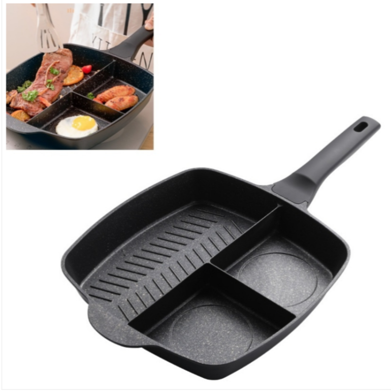 SizzleSplit – 3-i-1 bradepande med opdelte sektioner