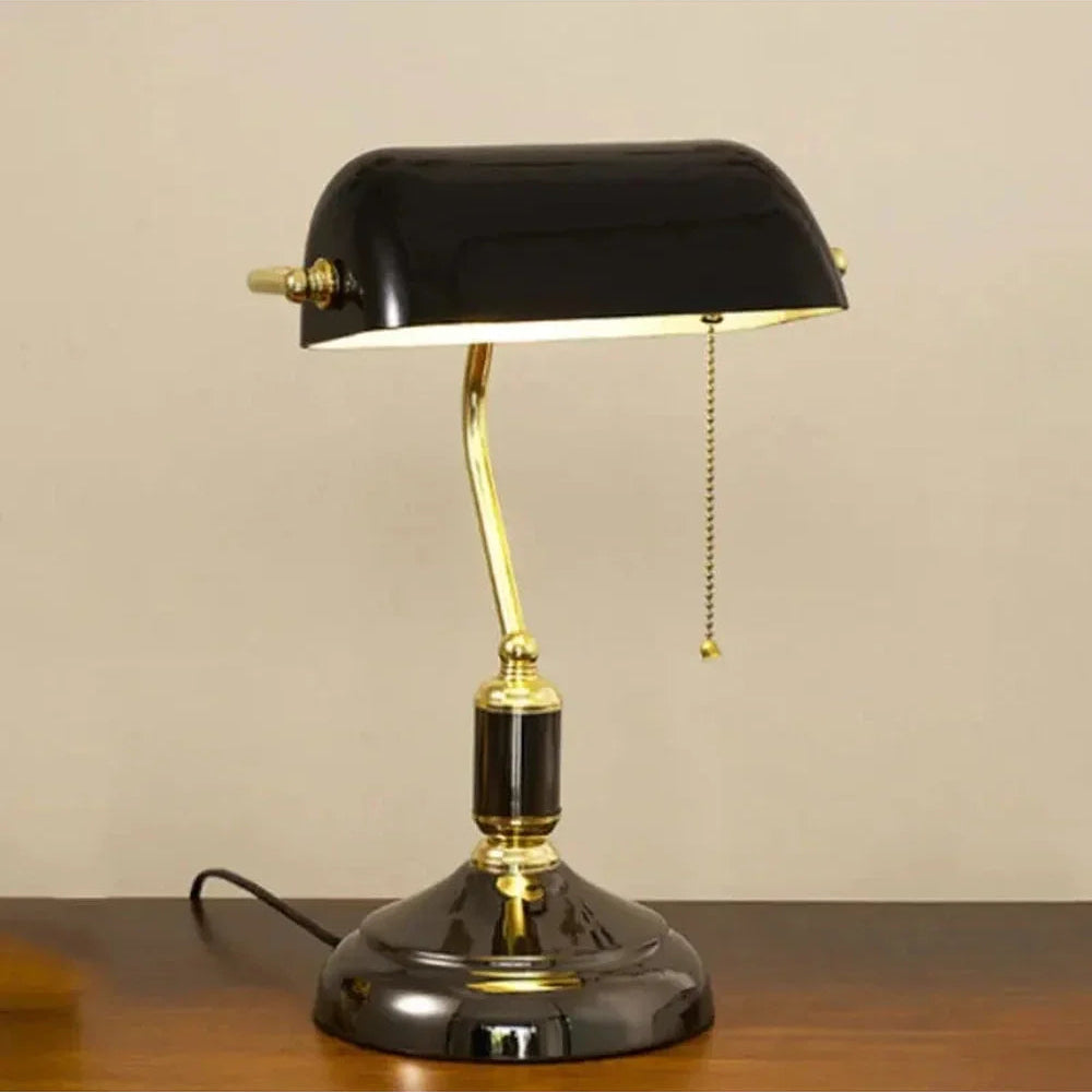 Eclipta – Vintage Banker-lampe