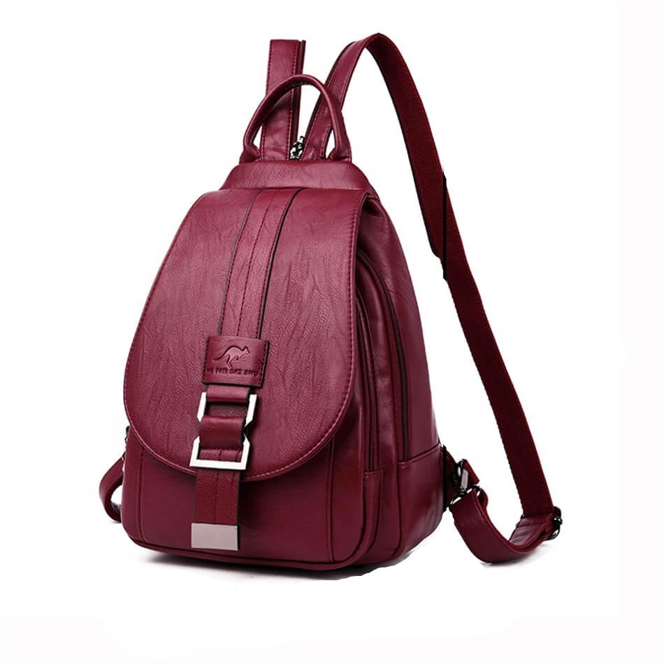 Ellen - Tidløs læderrygsæk