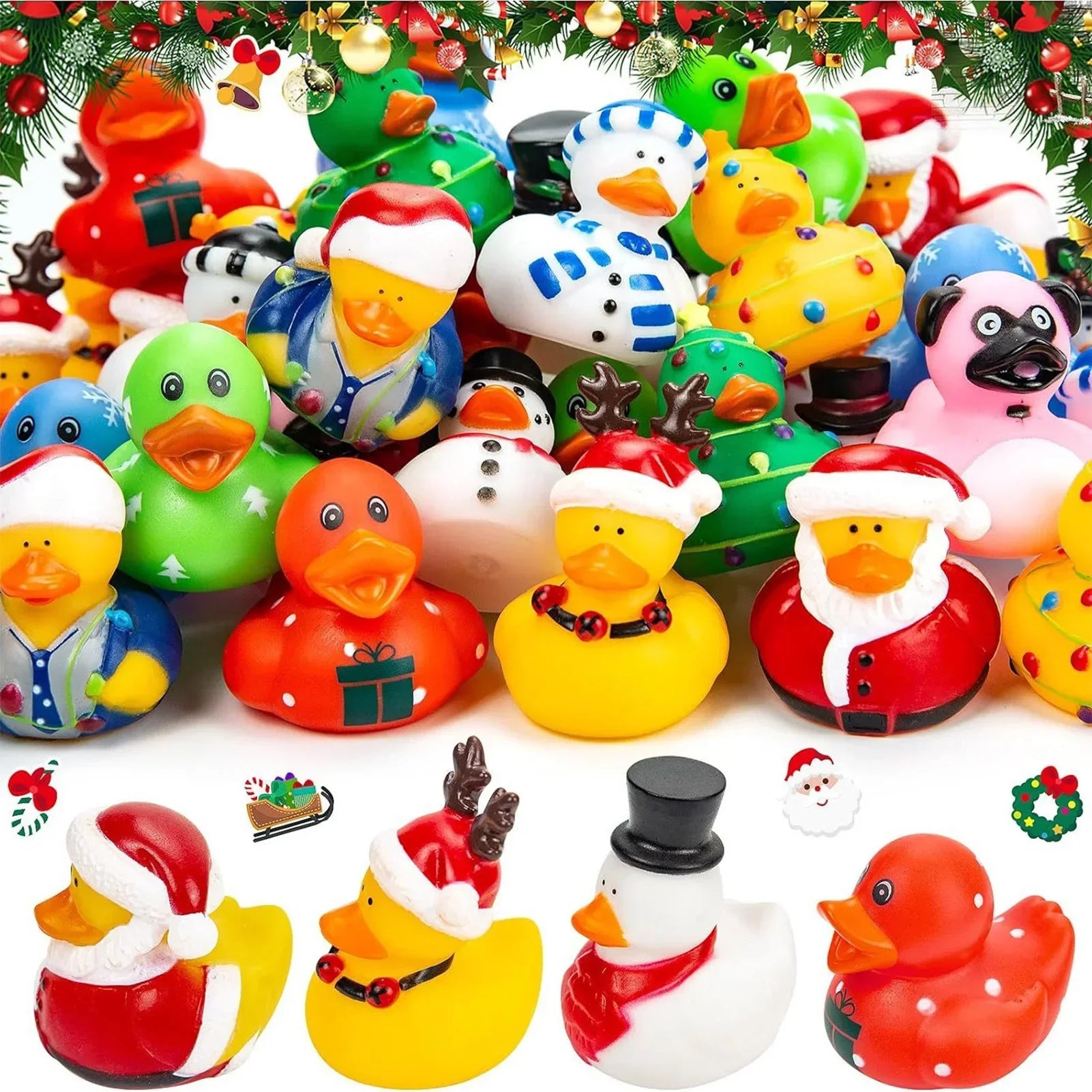 Jule-nedtælling Rubber Duck adventskalender