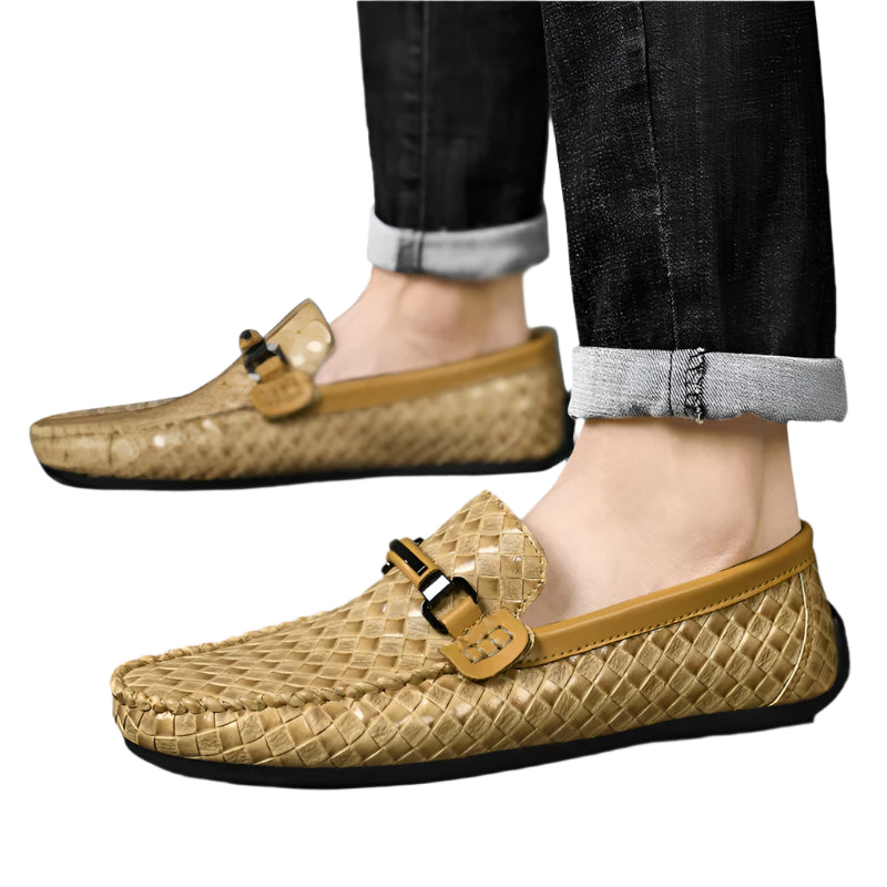 Sander – Robust sål vævet slip-on sko