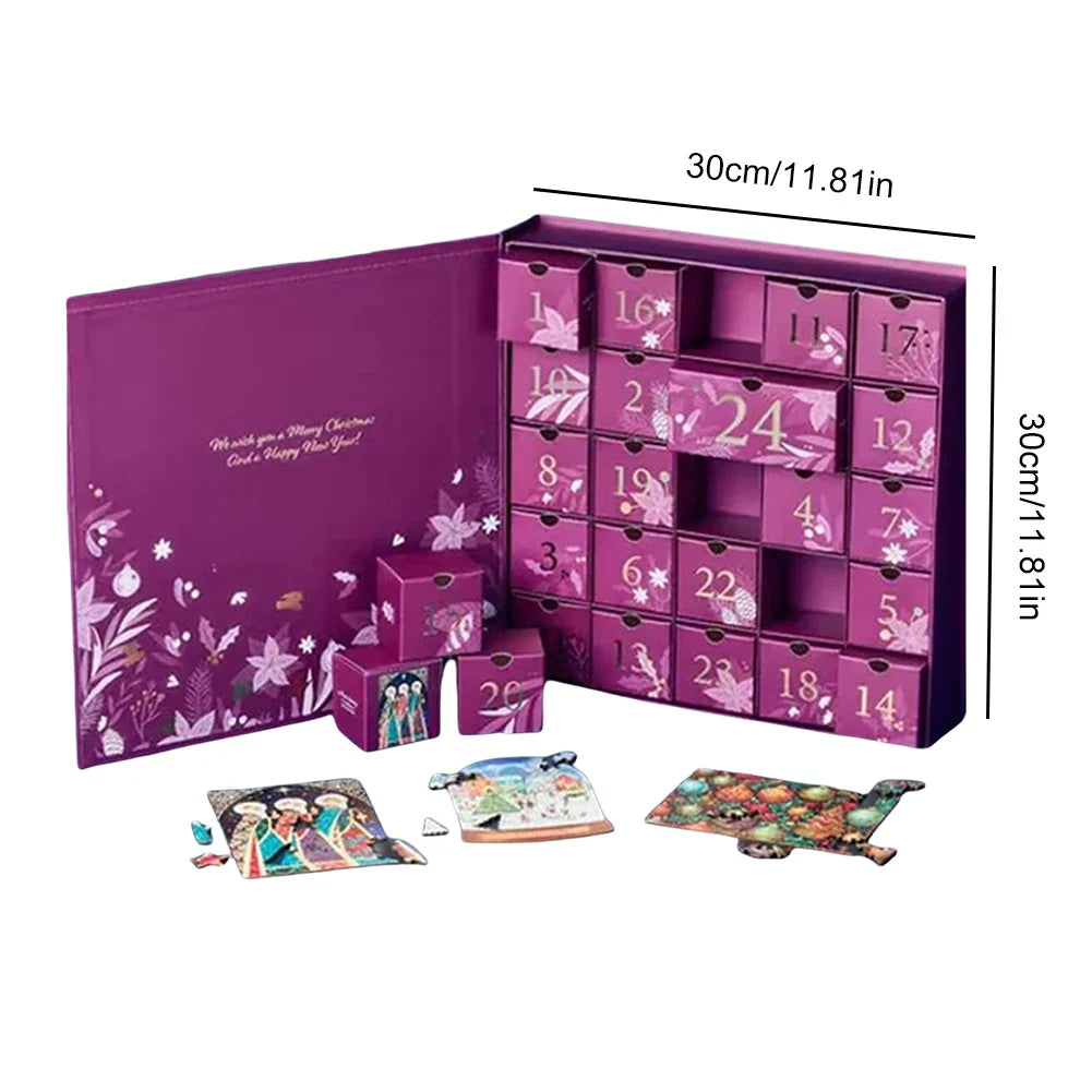 24-dages julepuslespil adventskalender