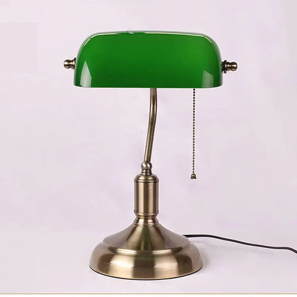 Eclipta – Vintage Banker-lampe
