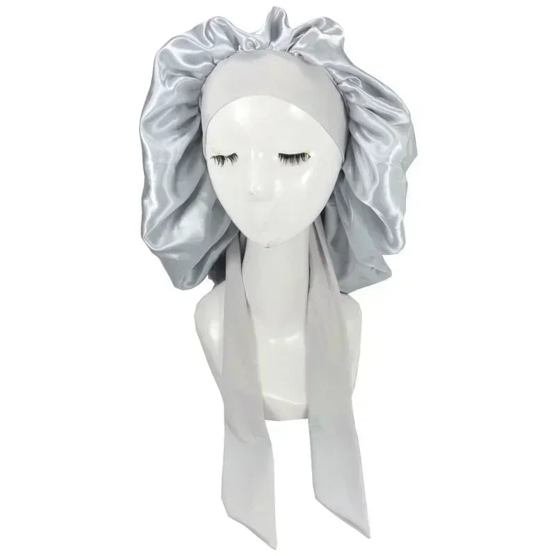 Vandtæt Justerbar Sovende Hår Satin Cap