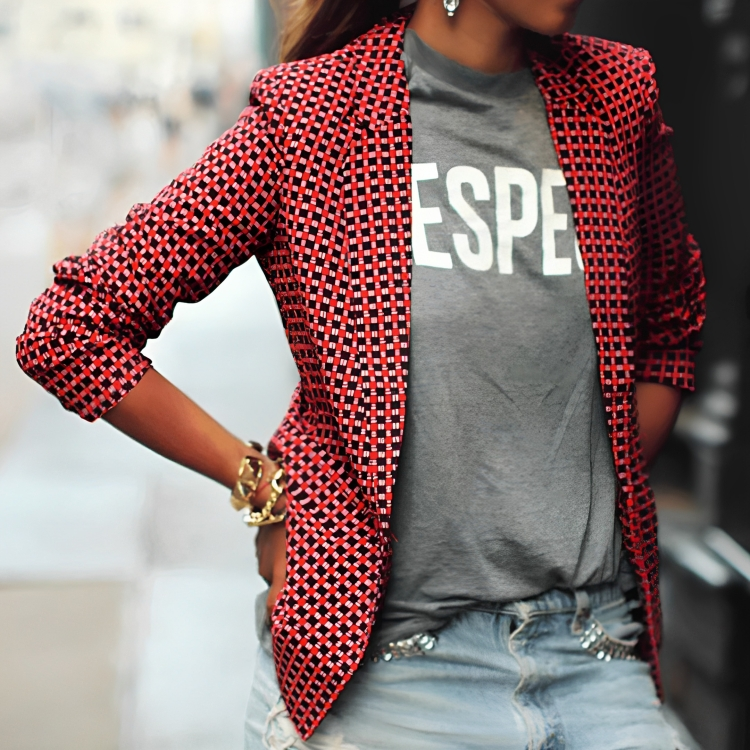 Sigrid | Afslappet langærmet blazer