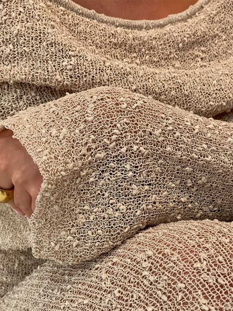 Sola - Langærmet Bodycon strandkjole