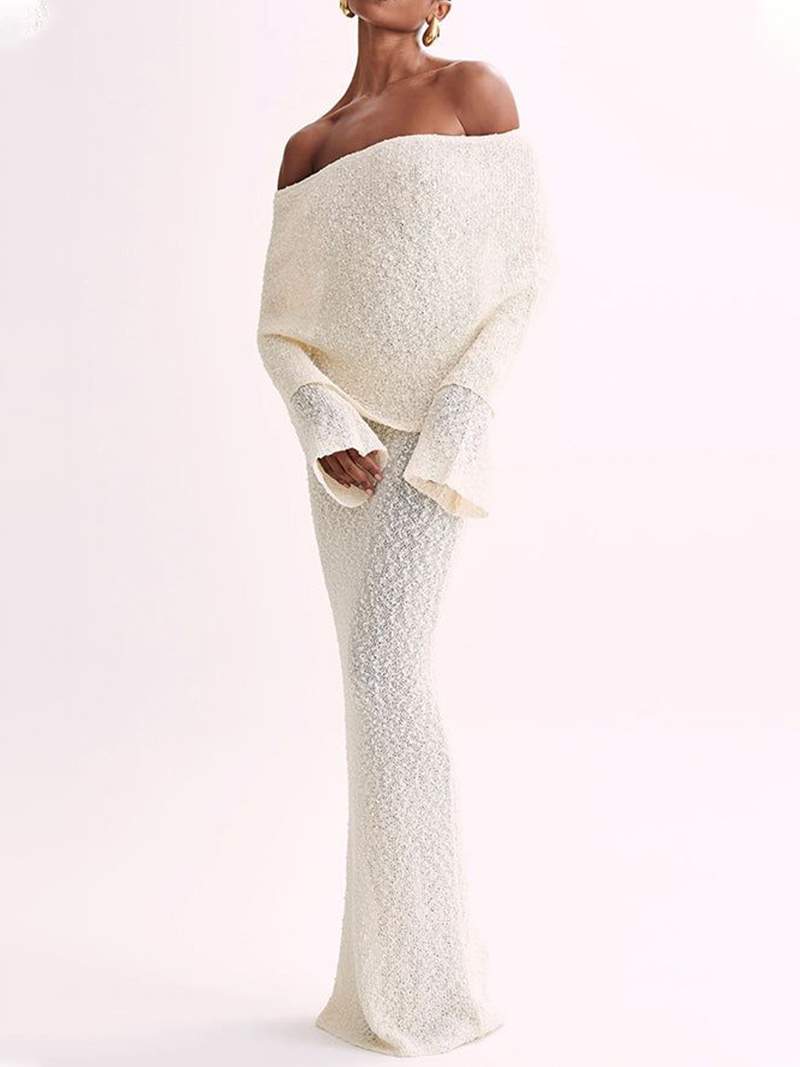 Sola - Langærmet Bodycon strandkjole