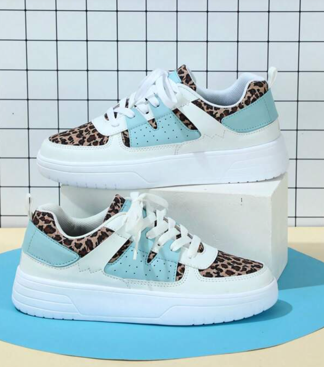 Liva | Komfortable sneakers med leopardmønster | Alsidige til enhver lejlighed-4