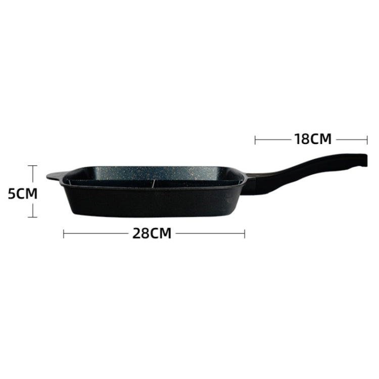 SizzleSplit – 3-i-1 bradepande med opdelte sektioner