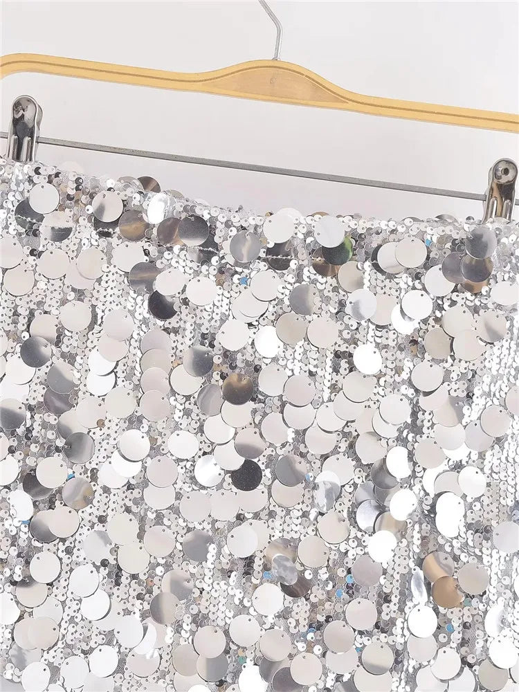 Laura - Glamour Mini pailletnederdel