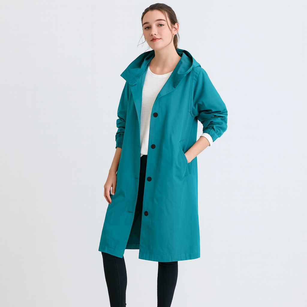 Vellora elegant, vandtæt trenchcoat