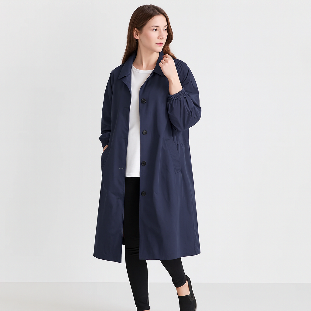Vellora elegant, vandtæt trenchcoat